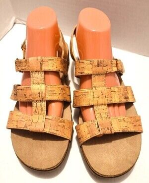 Kim Rogers Herrin Cork Sandals - Size 11